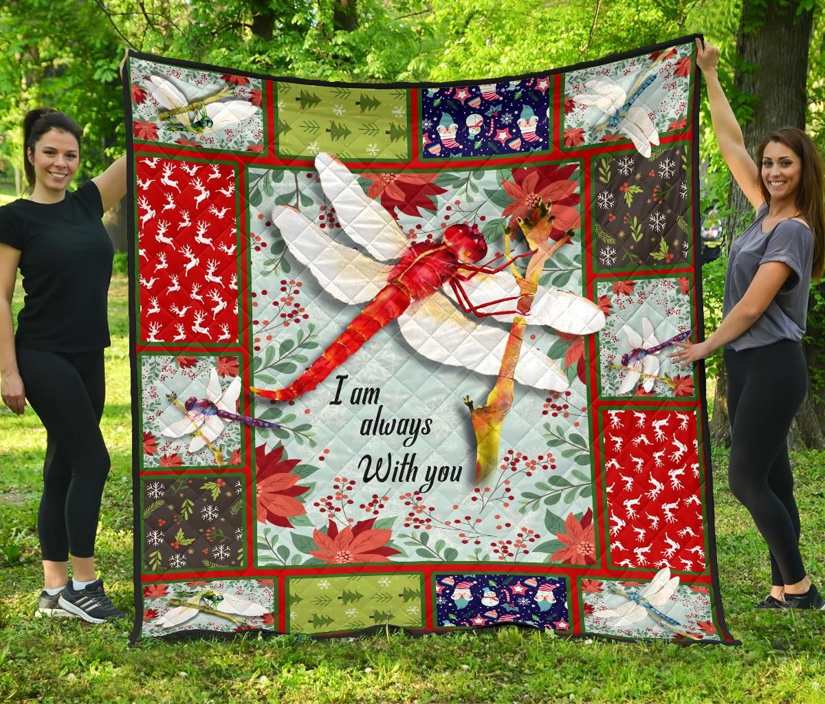 Mp0811 Dragonfly Dragonfly And Xmas Quilt Dhc16122658Dd