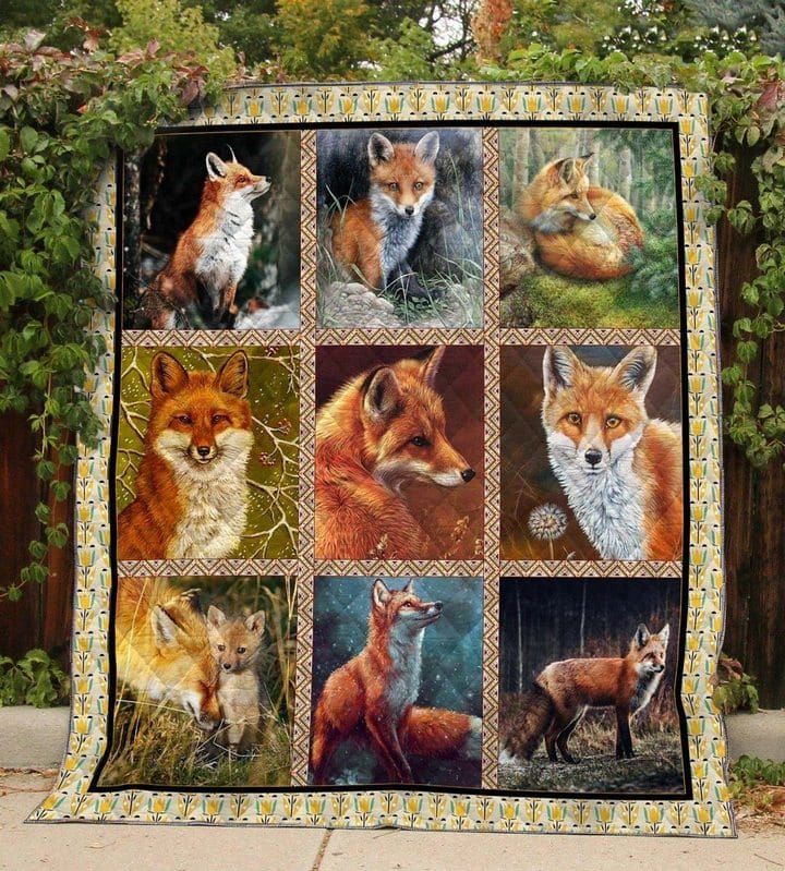 Mp0909 Fox Oh My Foxes Quilt Dhc16124554Dd