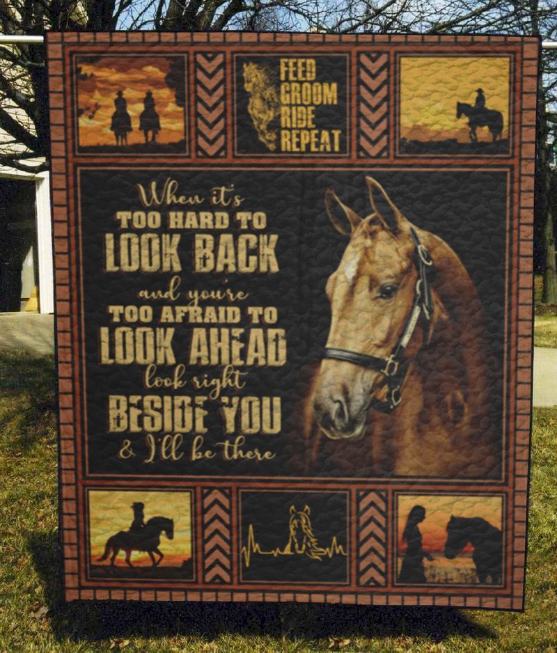 Mp0911 Horse Feed Groom Ride Quilt Dhc16122538Dd
