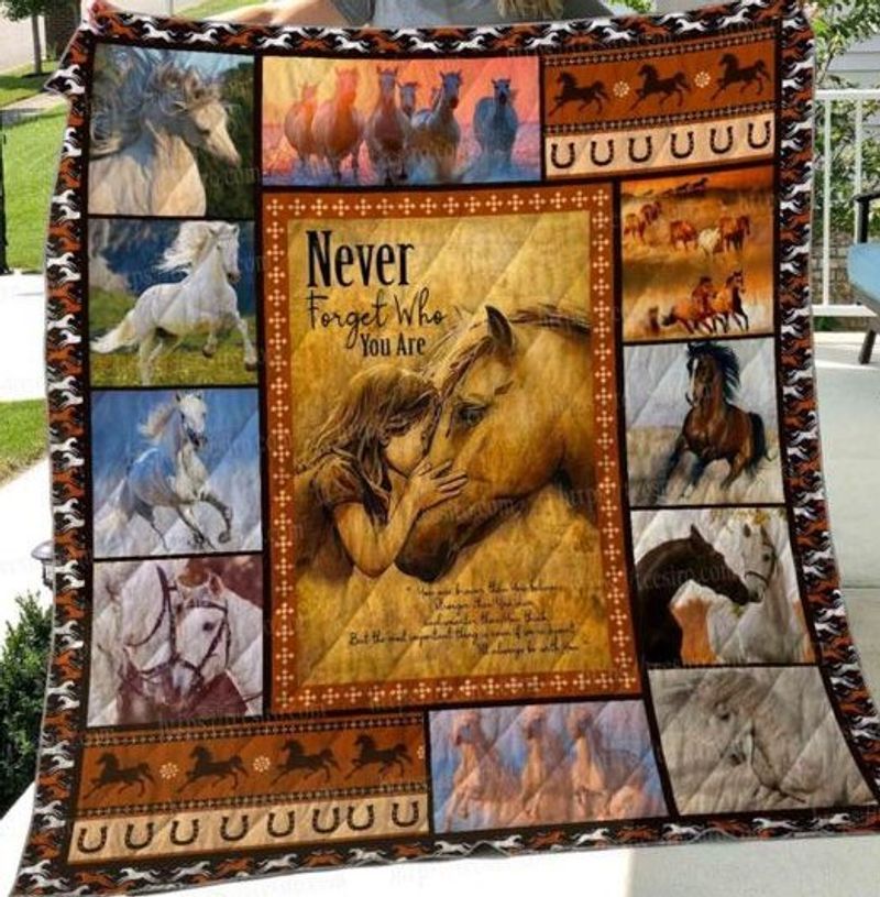 Mp0911 Horse Never Forget Baby Quilt Dhc16122549Dd