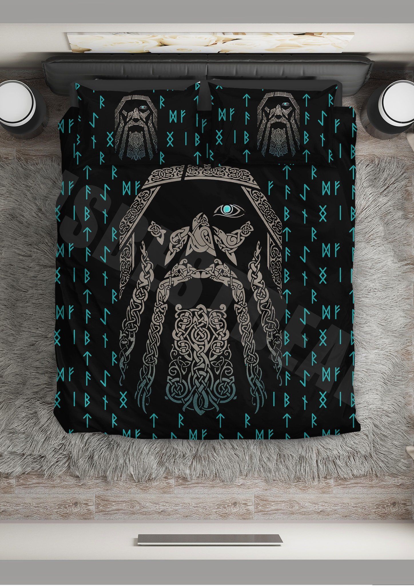 Norse Blue Eyes Bedding Set