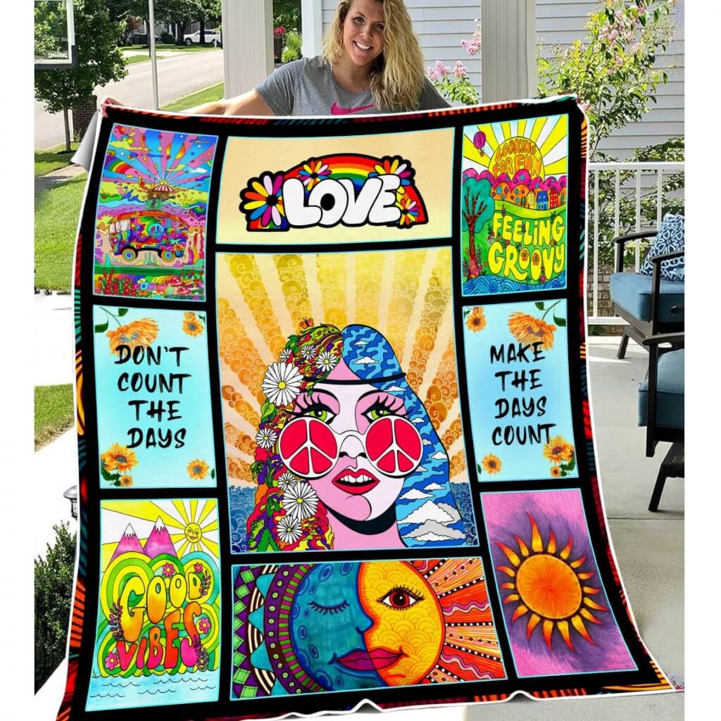 Mp1212 Hippie Don T Count The Day Quilt Dhc16121979Dd