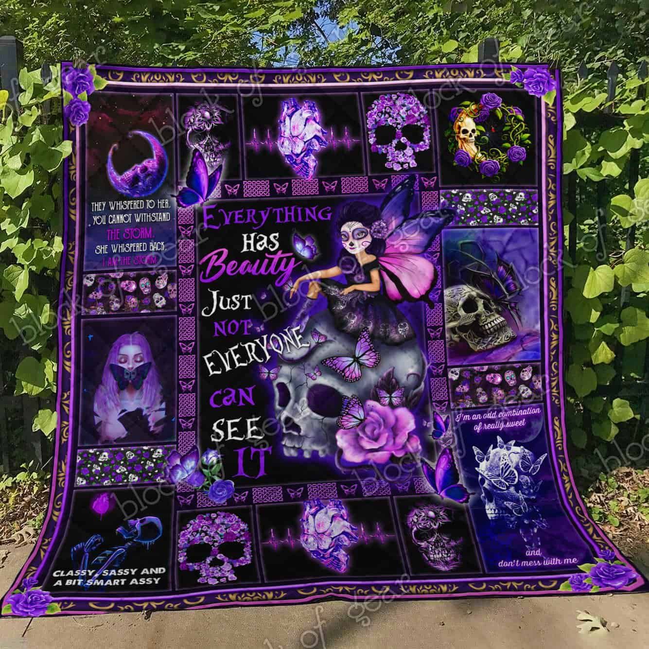 Mp1212 Sugar Skull Can See It Quilt Dhc16121961Dd