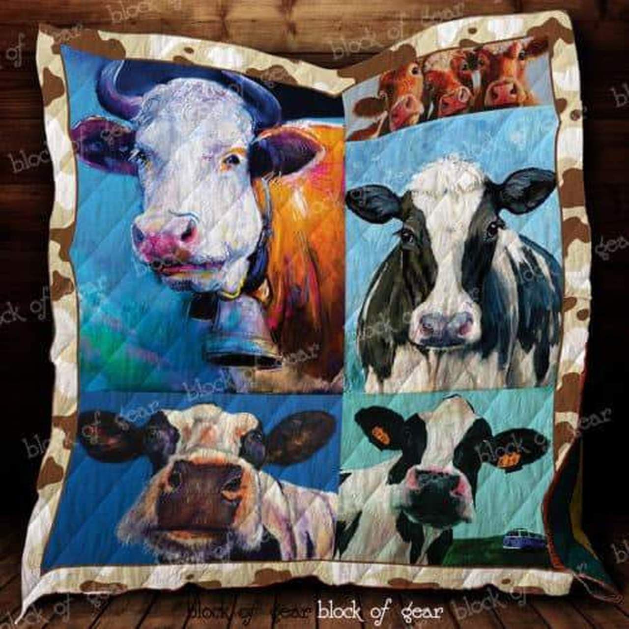 Mp1311 Cow On The Farm Quilt Dhc16124005Dd