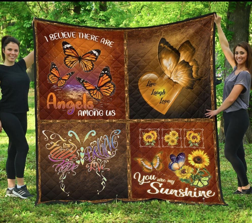 Mp1409 Butterfly Believe In Love Quilt Dhc16123349Dd