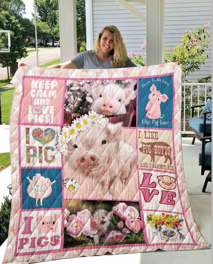Mp1409 Pig I Like Pigs Quilt Dhc16123333Dd