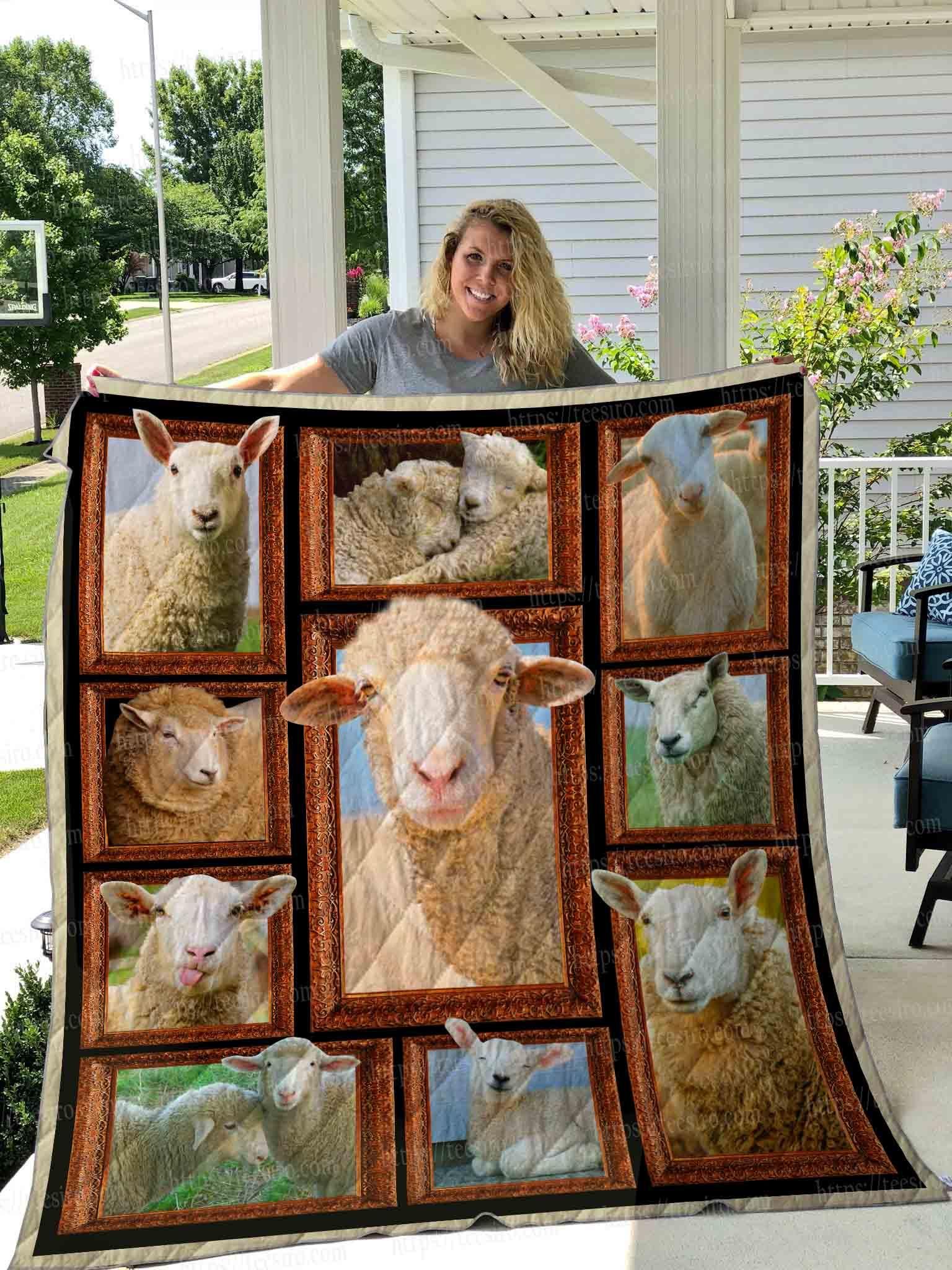 Mp1409 Sheep In Love With You Quilt Dhc16123332Dd