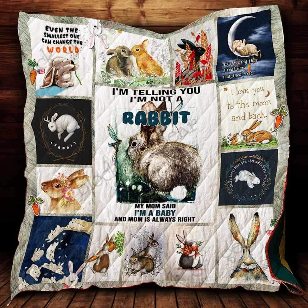 Mp1609 Rabbit Mom Is Always Right Quilt Dhc16123257Dd