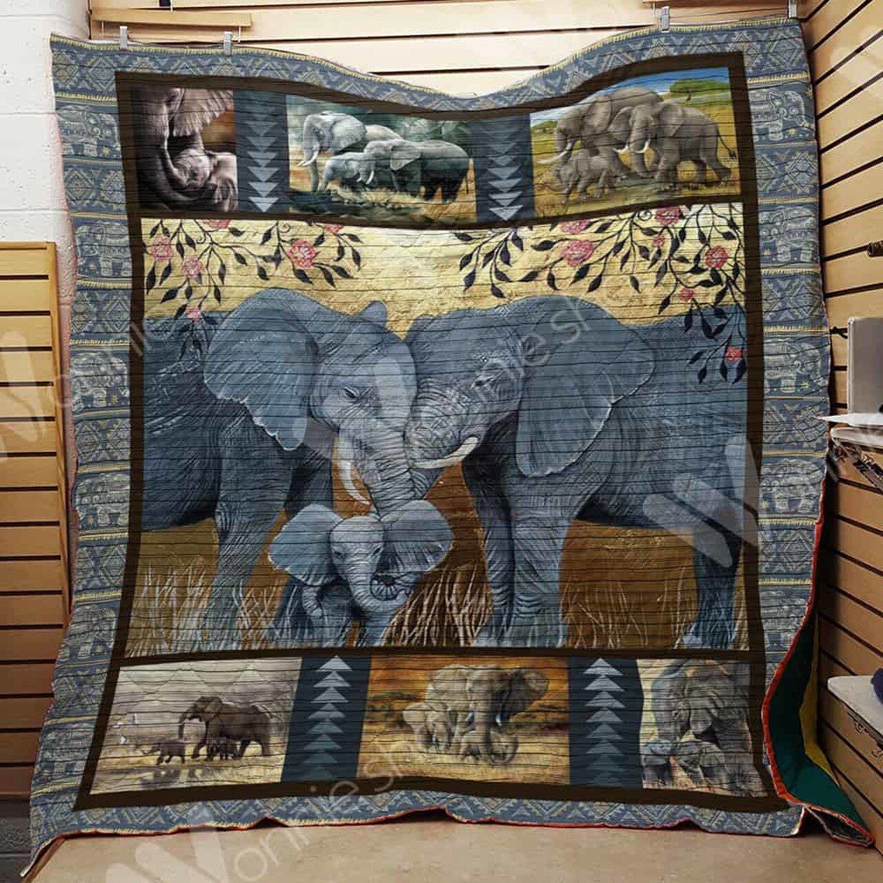 Mp1611 Elephant Elephant Family Quilt Dhc16123849Dd
