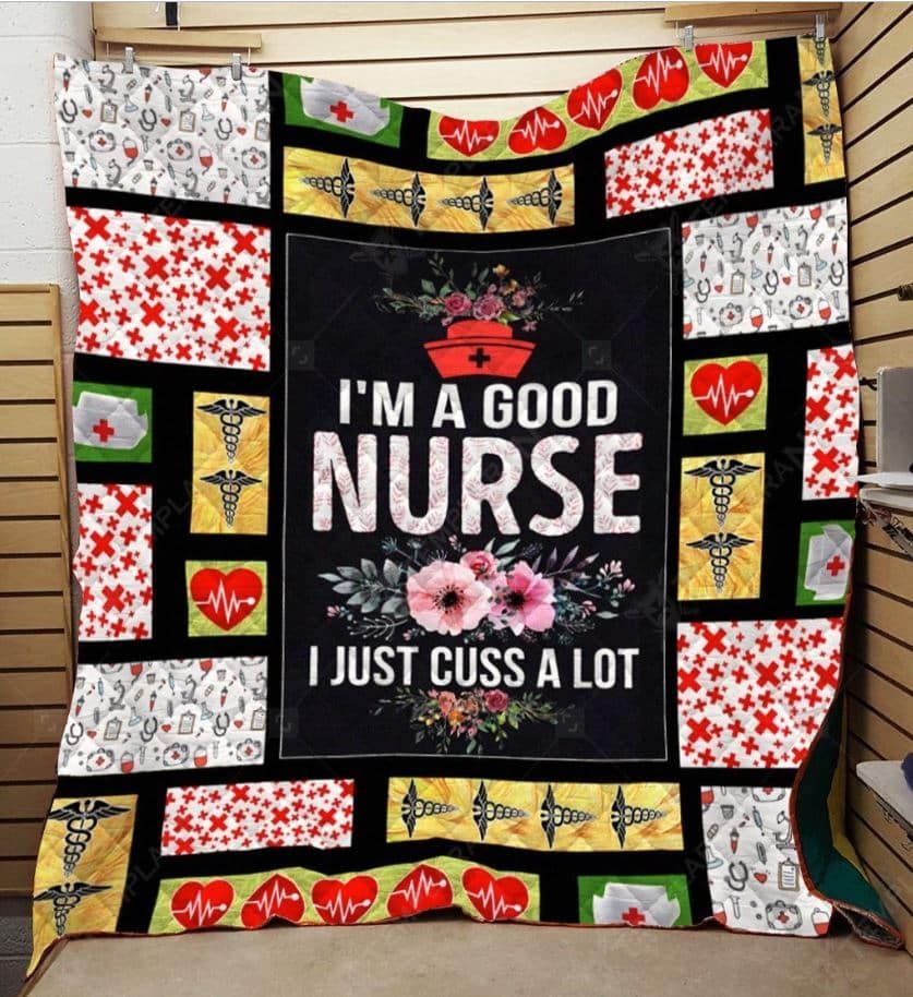 Mp1611 Nurse Cuss A Lot Quilt Dhc16123868Dd