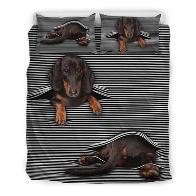 Dachshund Sleep With Dachshund Bedding Set