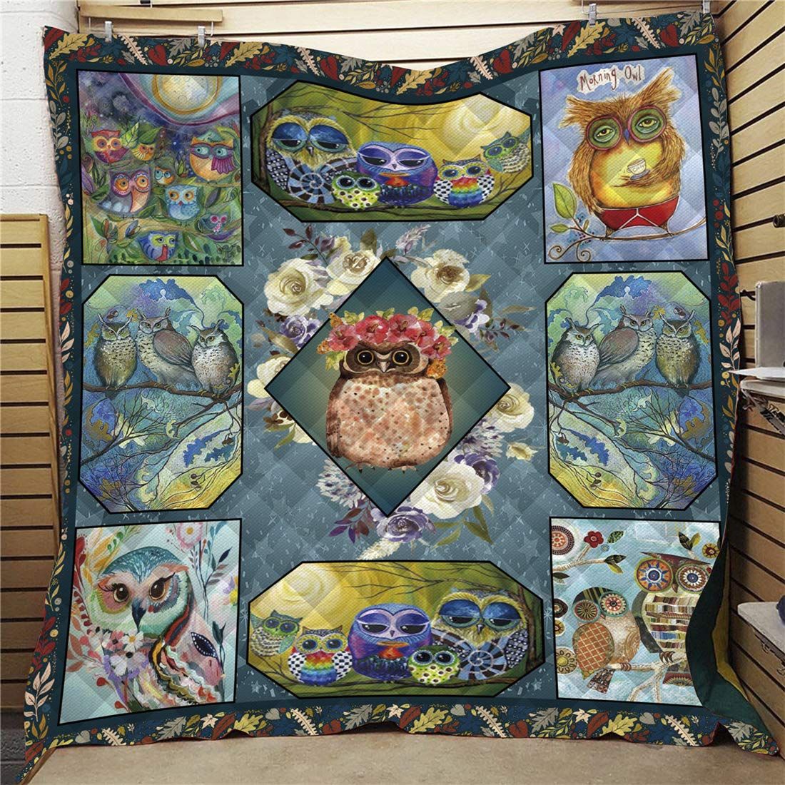 Mp1810 Owl Morning Owl Quilt Dhc16124481Dd