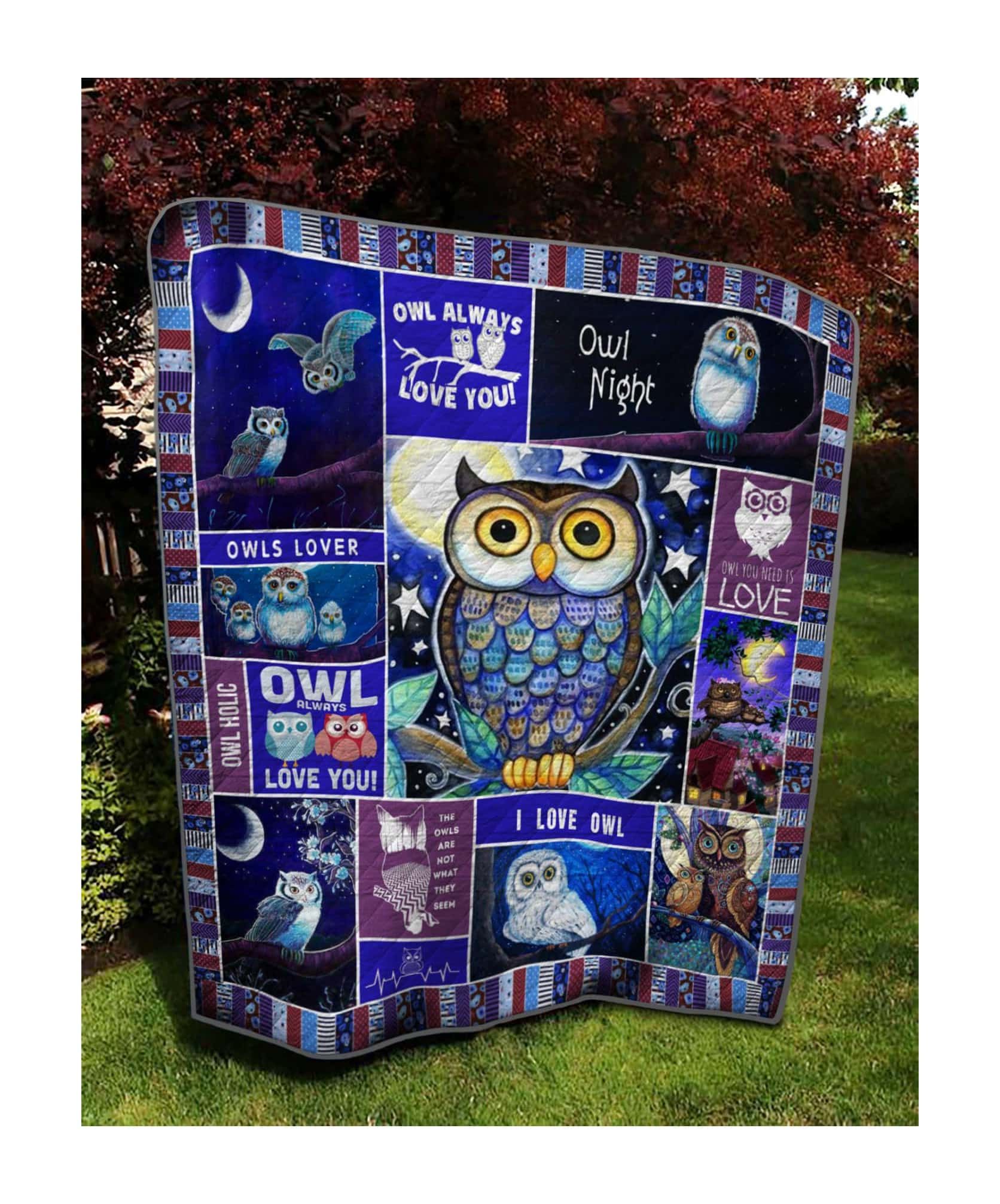 Mp1906 Owl Owl Always Love You Quilt Dhc16122959Dd