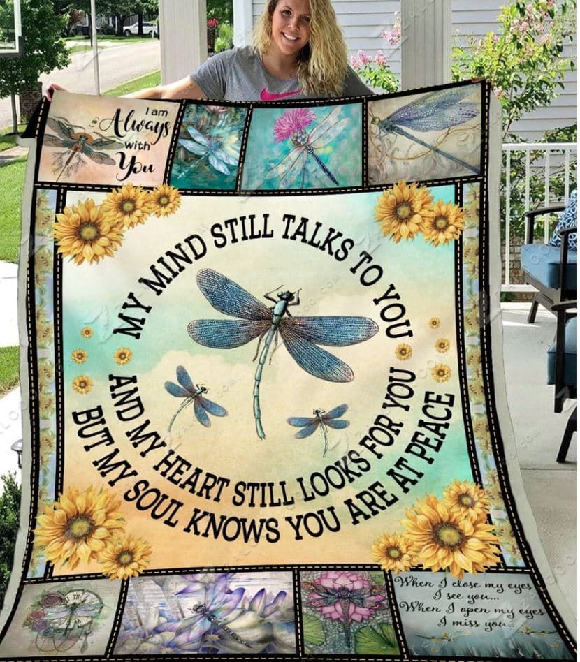Mp1908 Dragonfly I Am Alway With You Quilt Dhc16124869Dd