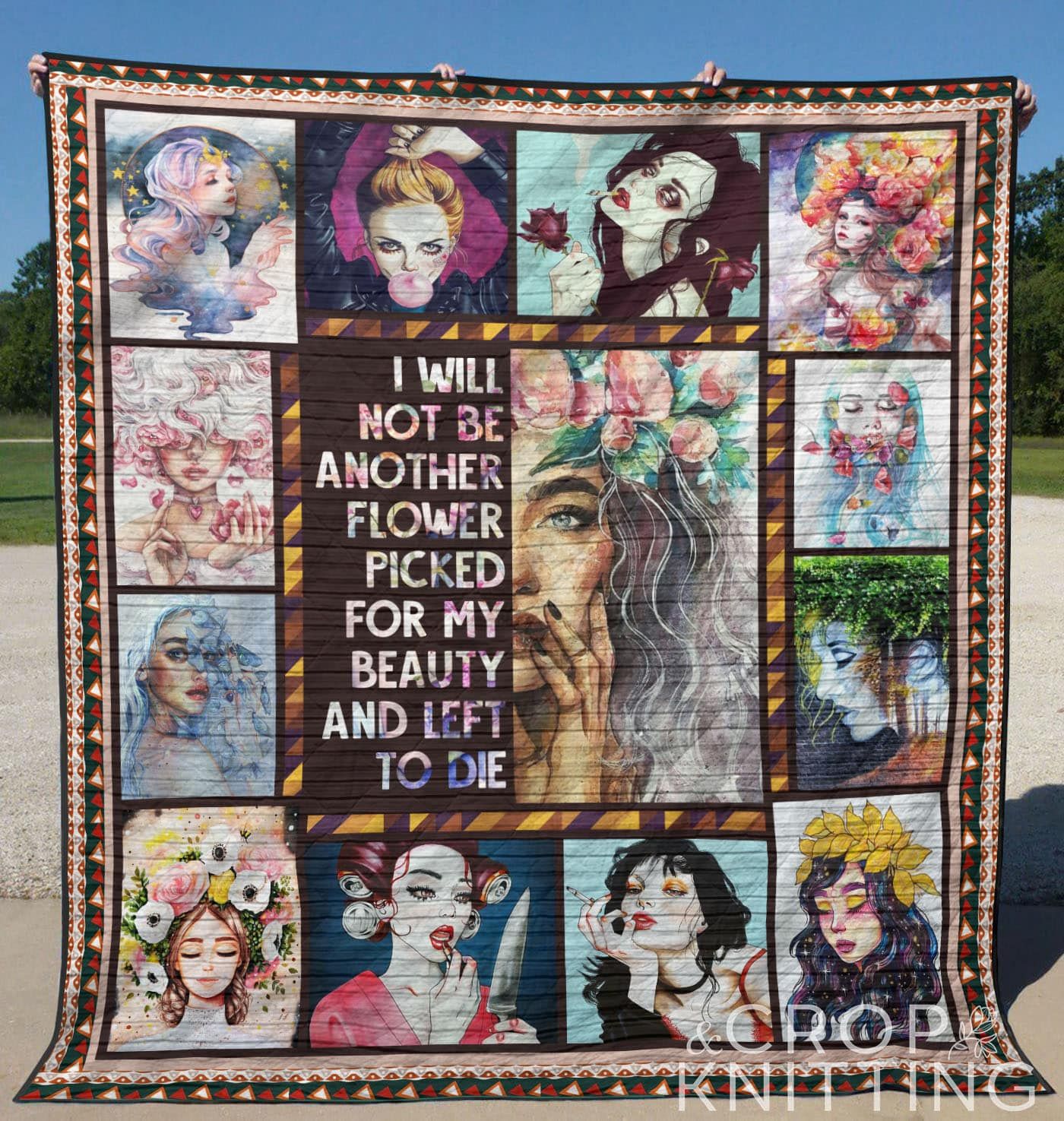 Mp1910 Hippie Not Another Flower Quilt Dhc16124449Dd