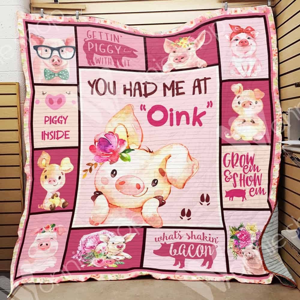 Mp1911 Pig You Had Me At Oink Quilt Dhc16123744Dd