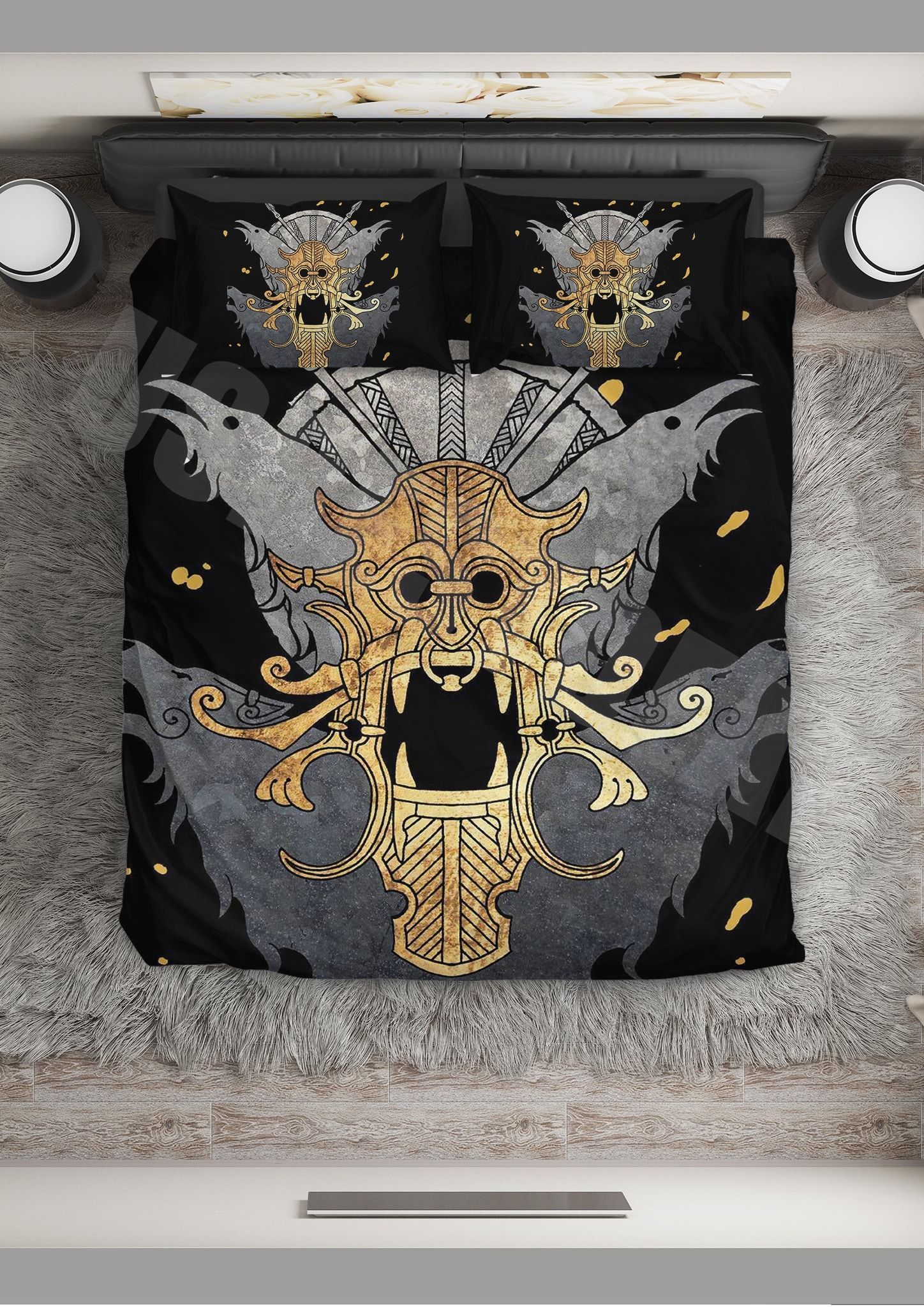 Norse Gold Of Dust Bedding Set