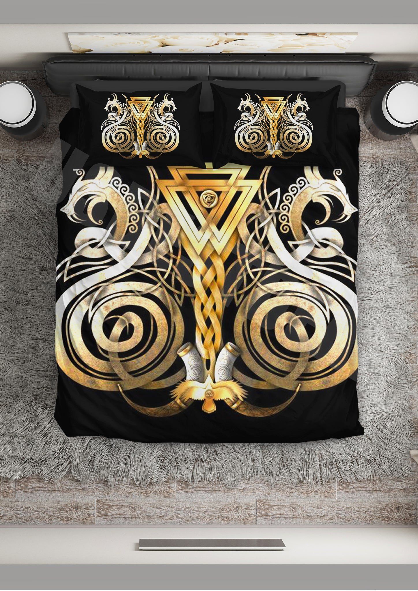 Norse Twin Fenrir Bedding Set