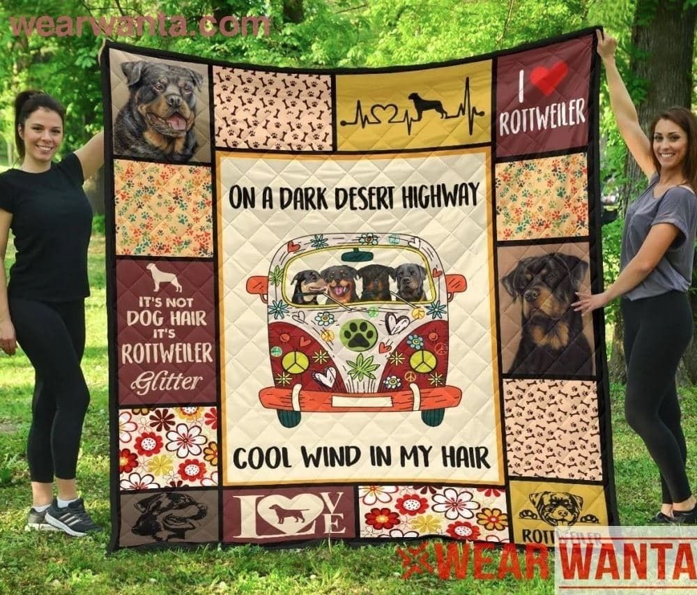 Mp2011 Rottweiler Rottweiler Hippie Bus Quilt Dhc16123670Dd