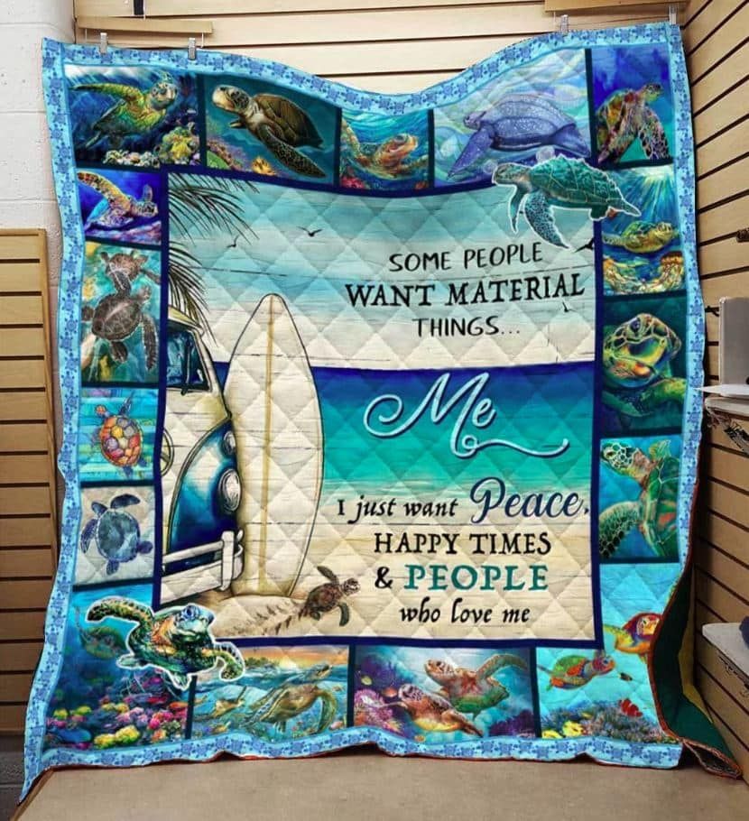 Mp2011 Turtle I Just Want Peace Quilt Dhc16123675Dd