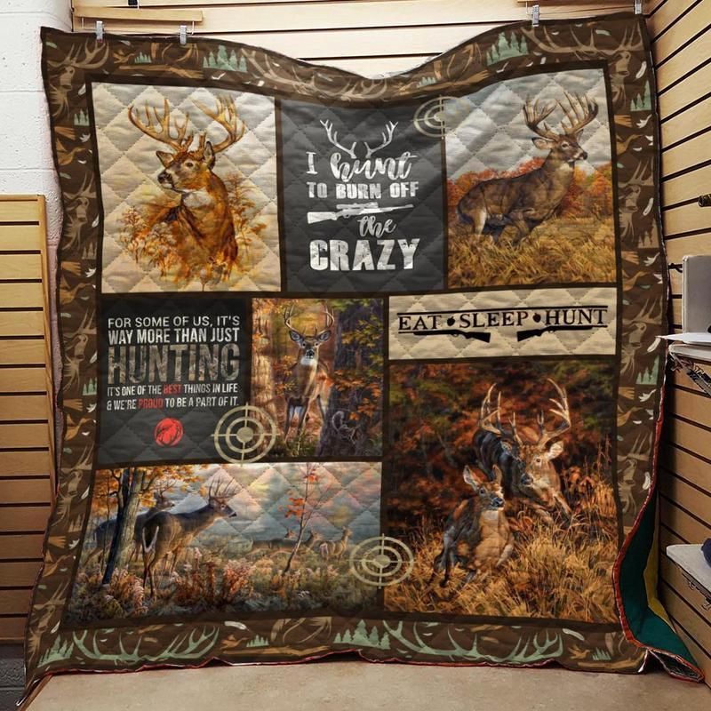 Mp2108 Deer Hunting Lover Quilt Dhc16124866Dd