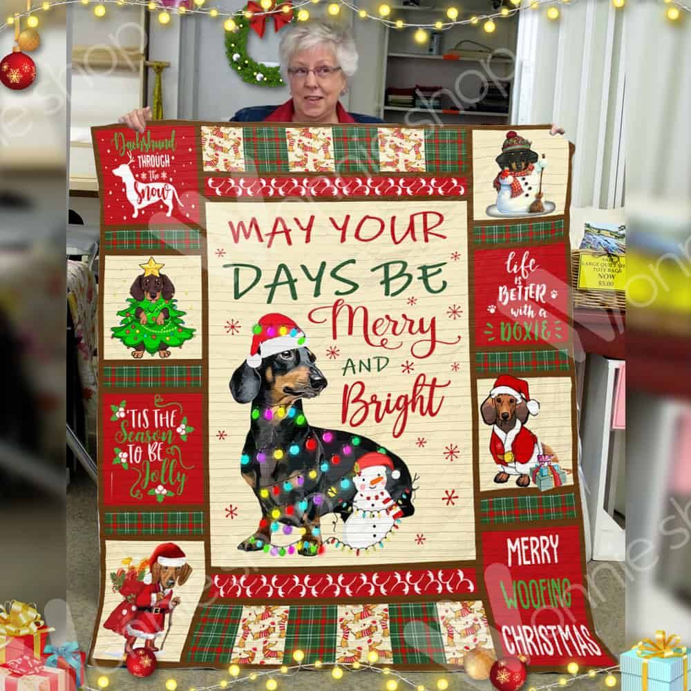 Mp2310 Dachshund May Your Day Be Quilt Dhc16124391Dd