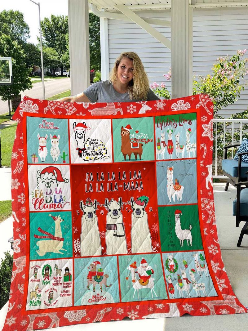Mp2311 Llama Singing Fa La La Quilt Dhc16123534Dd