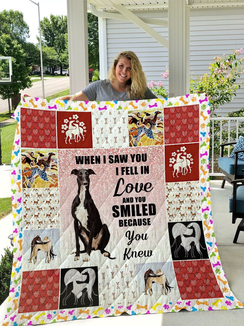 Mp2410 Greyhound Becuase You Know Quilt Dhc16124346Dd