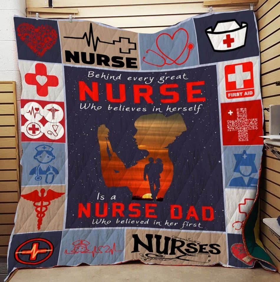 Mp2410 Nurse Nurse Dad Quilt Dhc16124361Dd