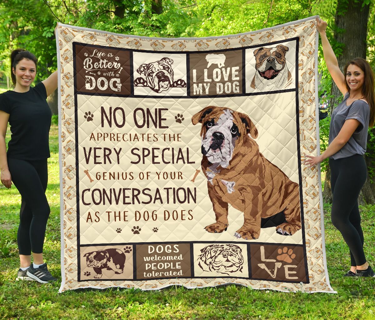 Mp2510 Bulldog Very Special Quilt Dhc16124317Dd
