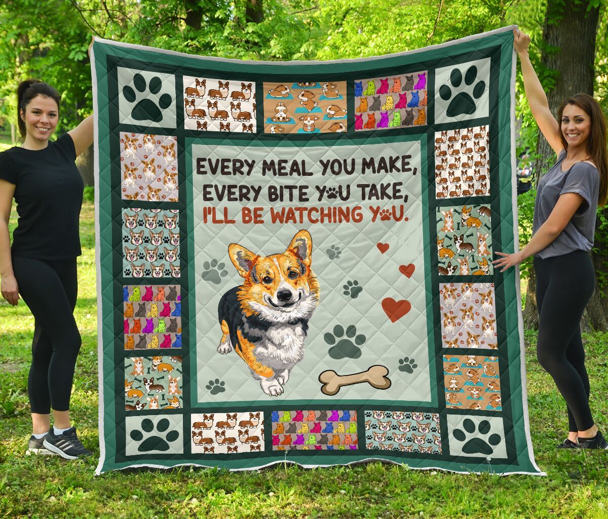 Mp2510 Corgi Corgi Love You Quilt Dhc16124315Dd