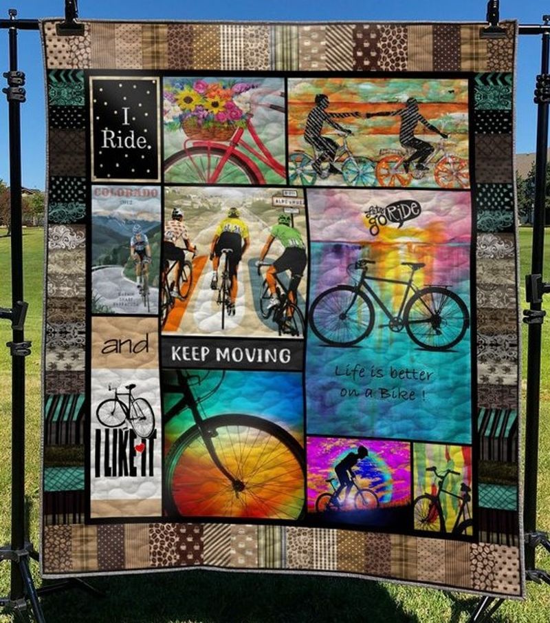 Mp2511 Cycling Keep Moving Quilt Dhc16122434Dd