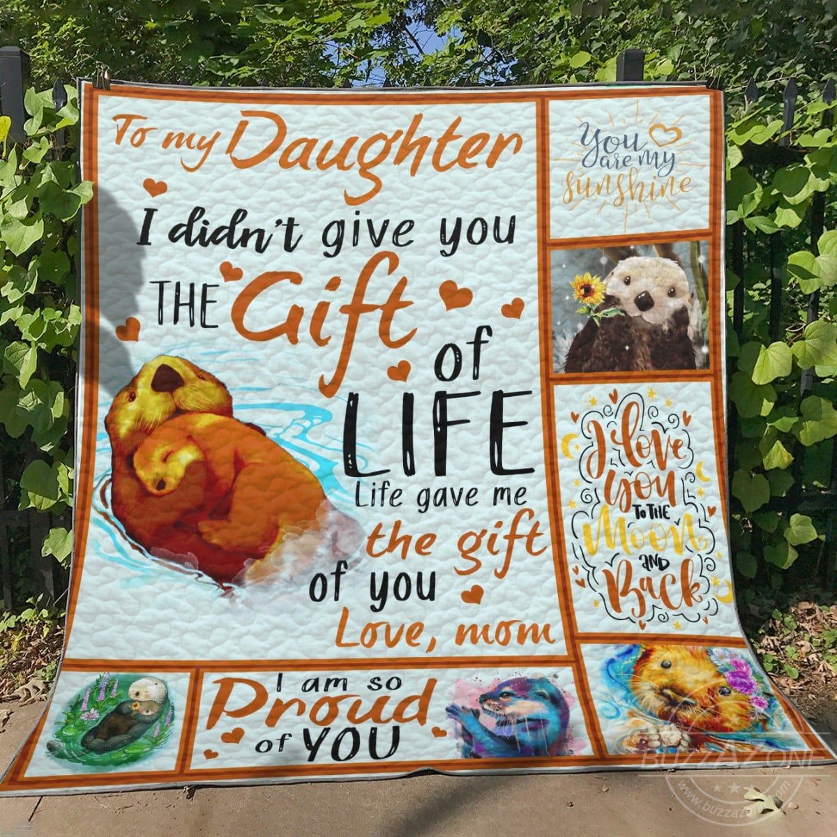 Mp2609 Otter My Daughter Otter Quilt Dhc16123201Dd