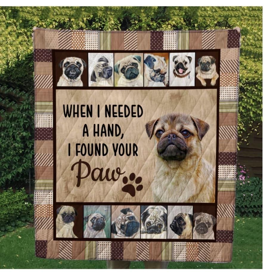 Mp26098 Pug Pug Paws Quilt Dhc16124901Dd
