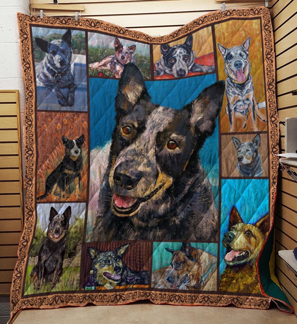 Mp2610 Australian Cattle Dog Smile Baby Quilt Dhc16124279Dd