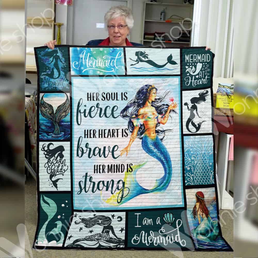 Mp2610 Mermaid Her Mind Is Strong Quilt Dhc16124303Dd