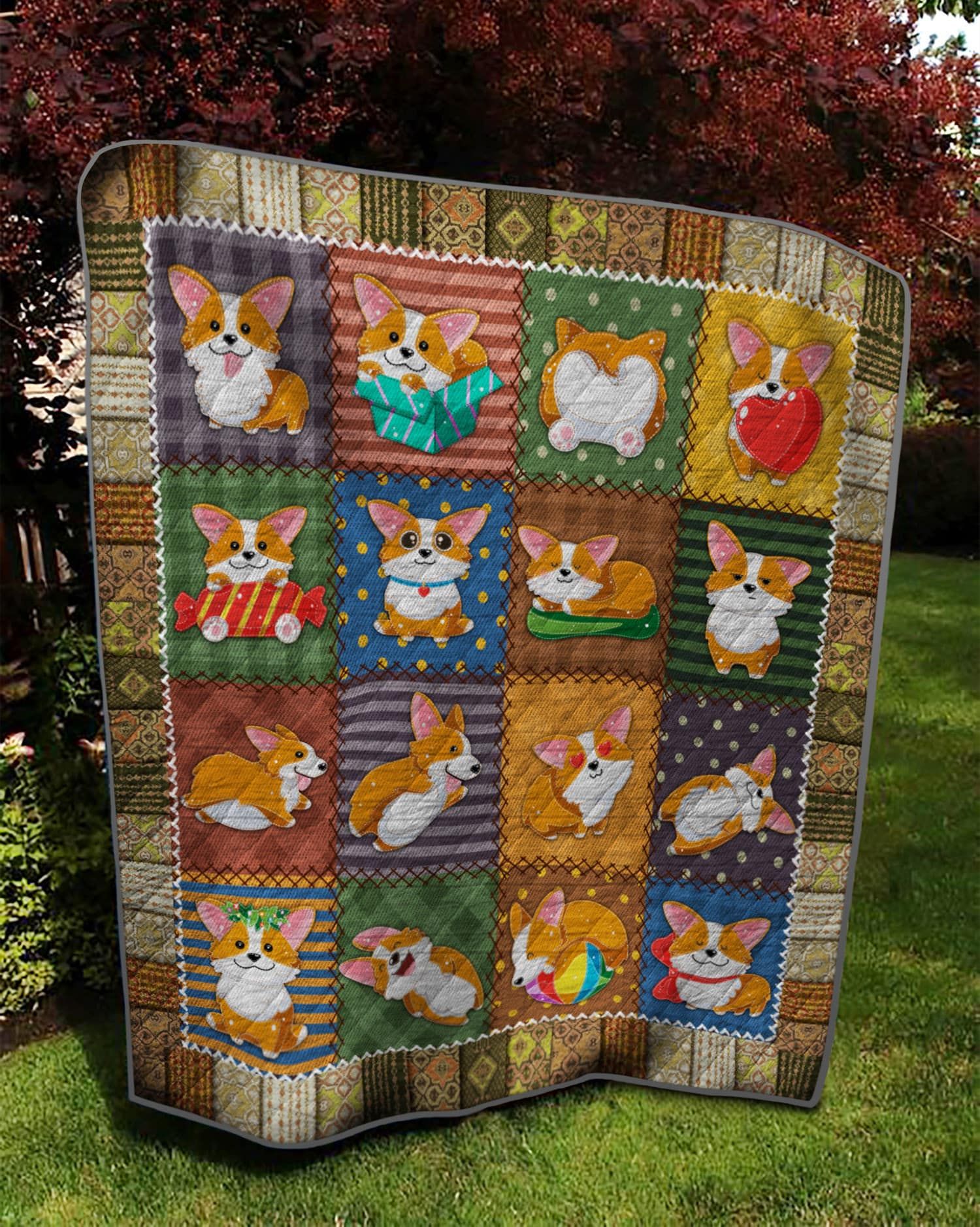 Mp2805 Corgi Corgi Is My Life Quilt Dhc16124528Dd