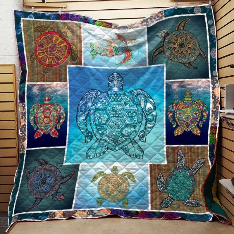 Mp2809 Turtle Wave Of Life Quilt Dhc16123091Dd