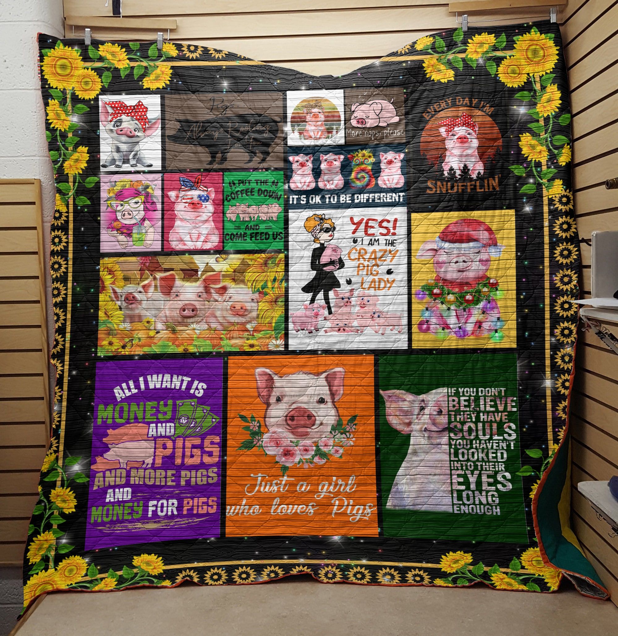 Mp2810 Pig And More Pigs Quilt Dhc16124230Dd
