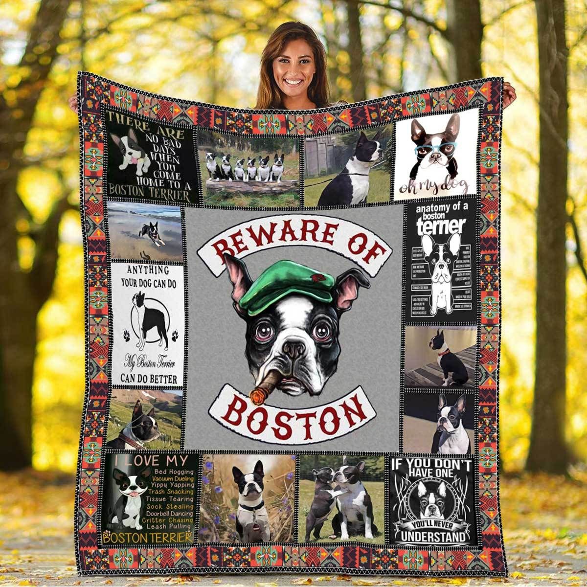 Mp2811 Boston Terrier Oh My Dog Quilt Dhc16122354Dd