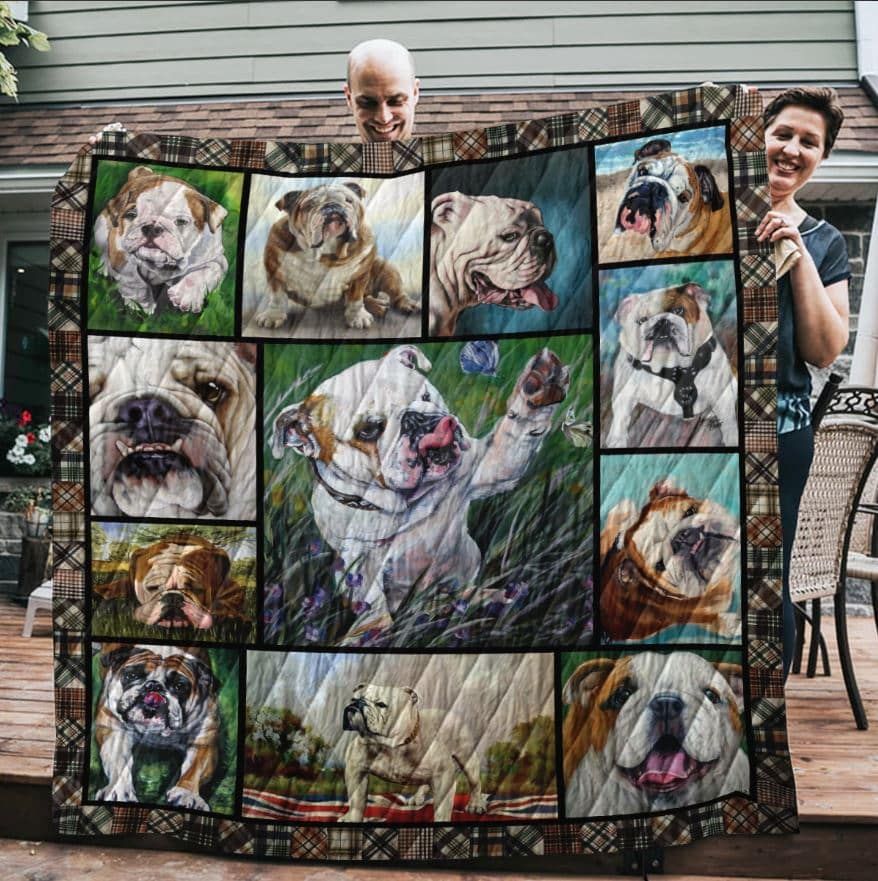 Mp3008 Bulldog Live My Life Quilt Dhc16124763Dd
