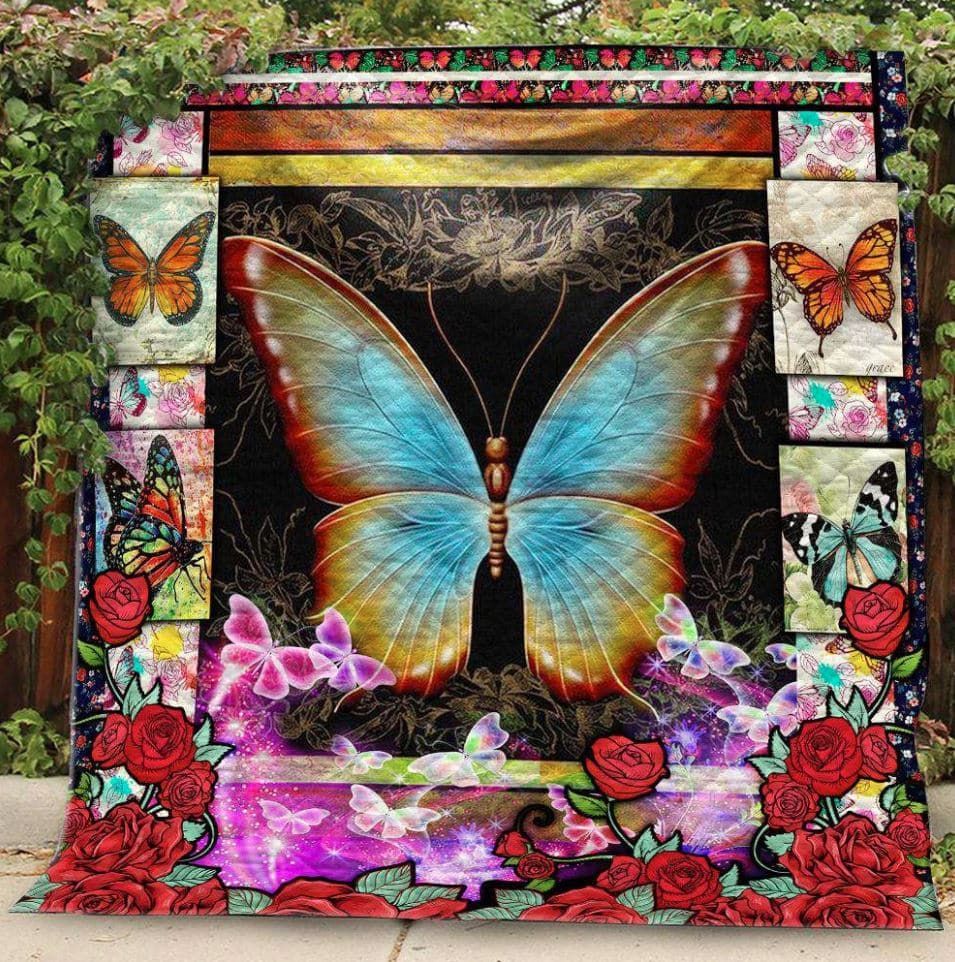 Mp3008 Butterfly The Green Love Quilt Dhc16124754Dd