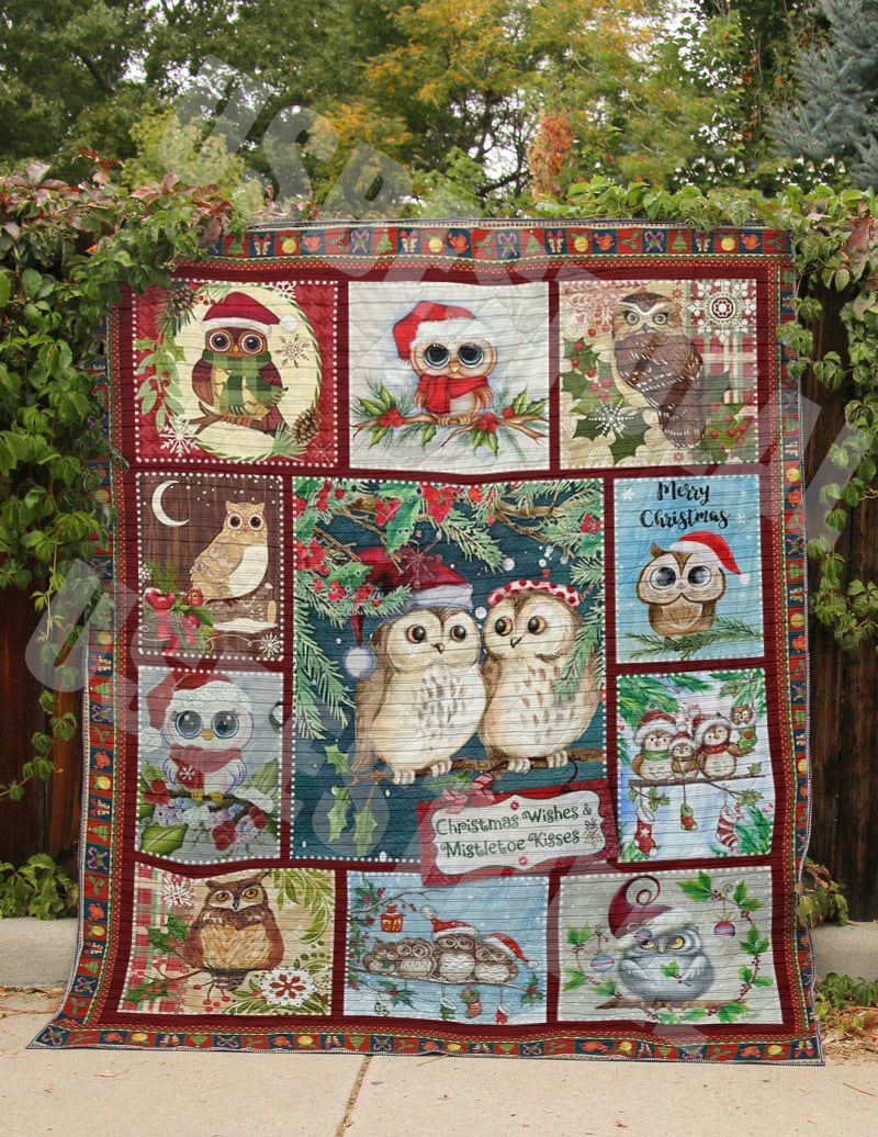 Mp3010 Owl Mistletoe Kisses Quilt Dhc16124210Dd