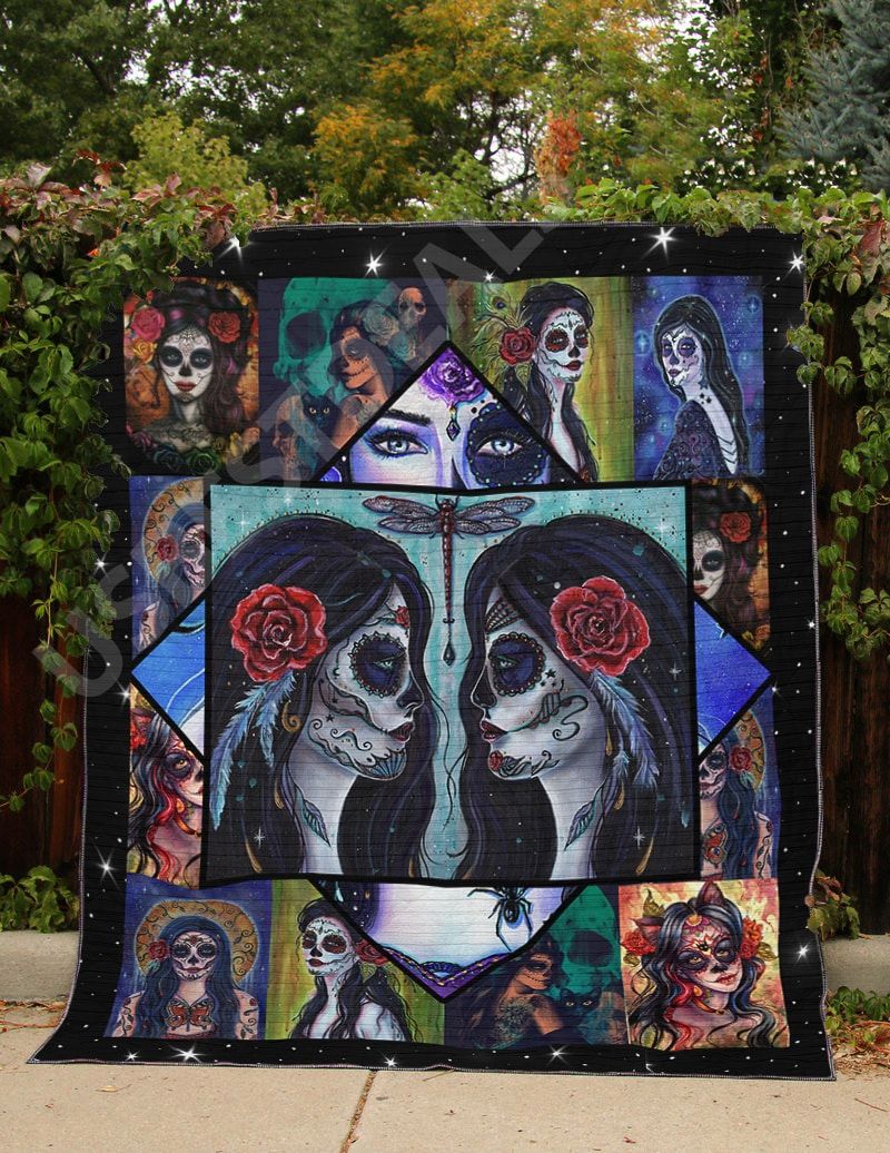 Mp3010 Sugar Skull The Fate Quilt Dhc16124219Dd