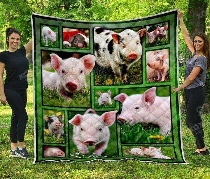 Mp3011 Pig Pig On Grass Quilt Dhc16122297Dd