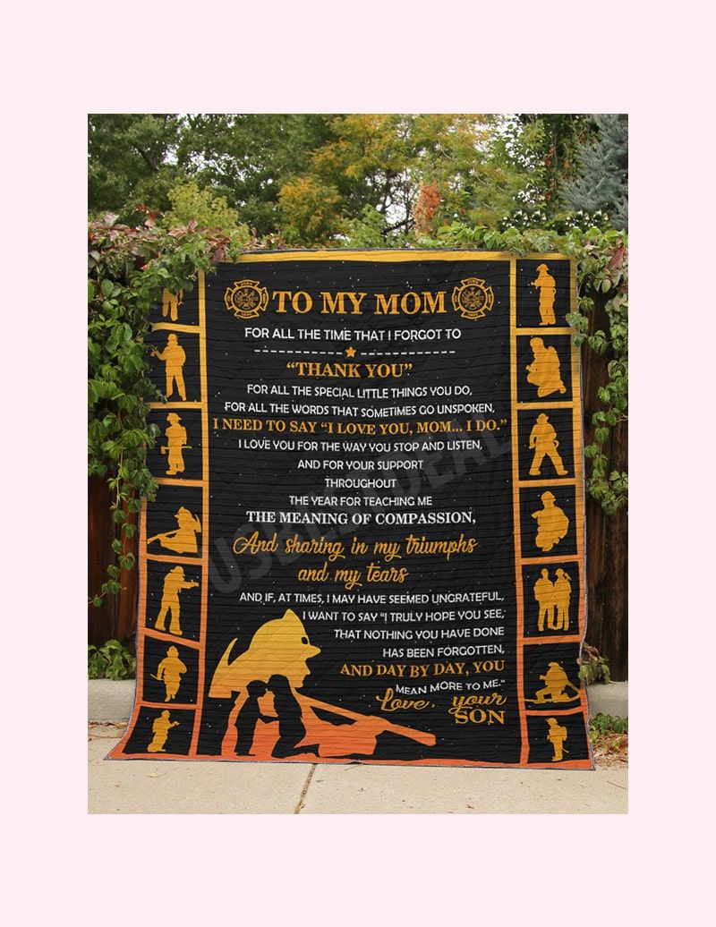 Mp905 Firefighter Firefighter To Mom Quilt Dhc16122135Dd