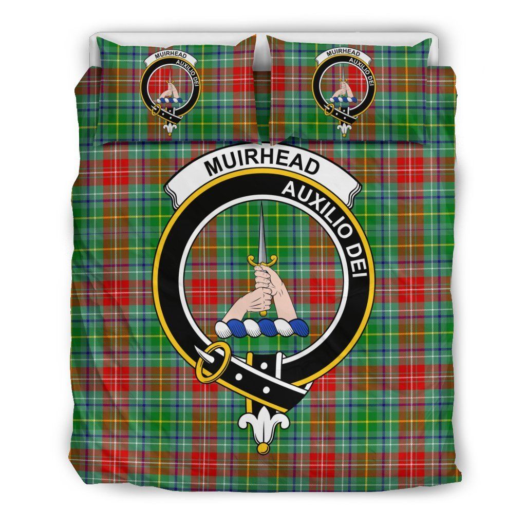 Muirhead Clan Badge Tartan Bedding Set