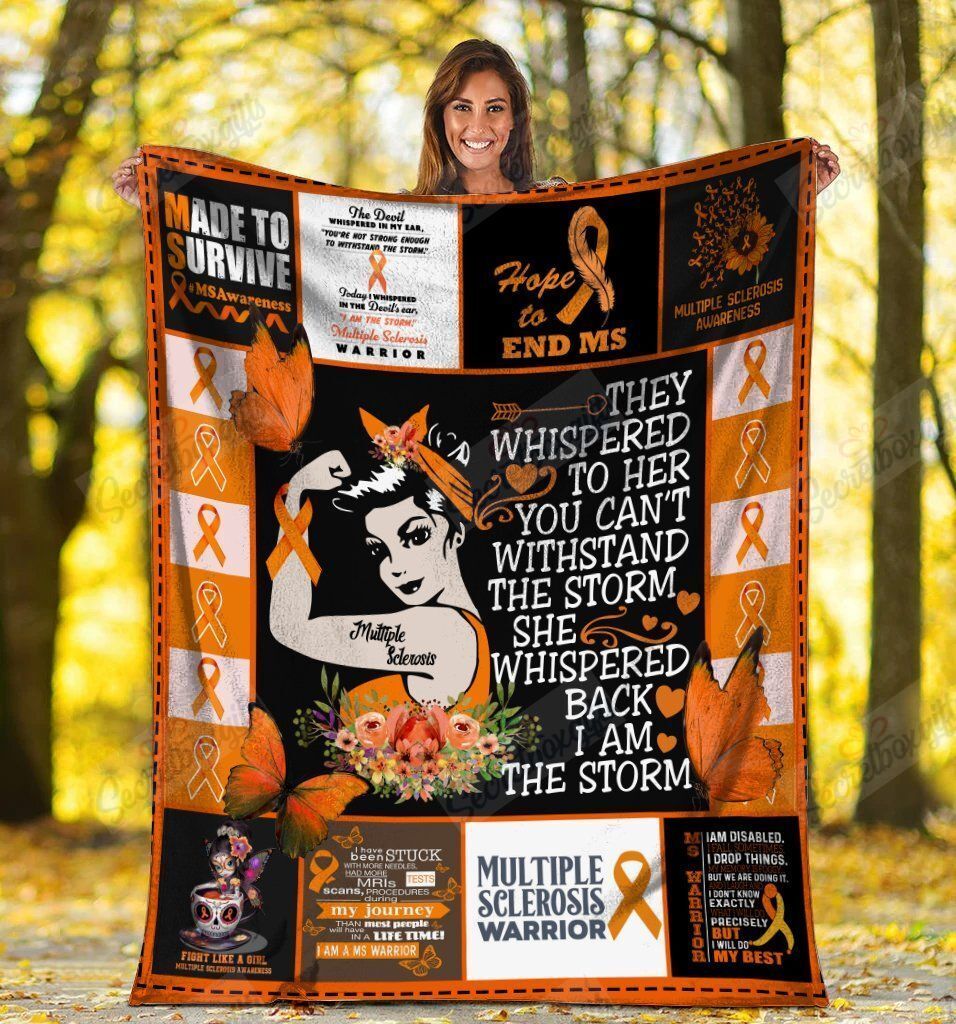 Multiple Sclerosis Awareness Fleece Blanket