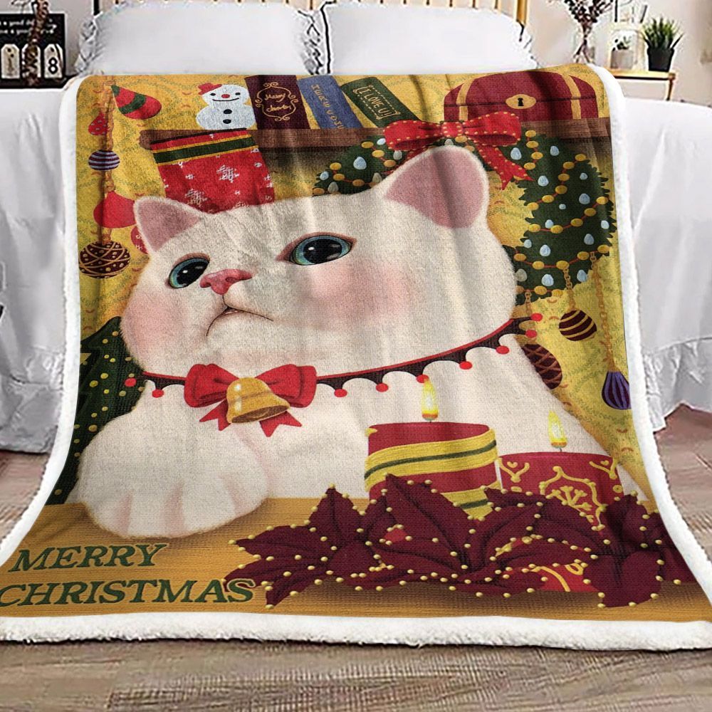 Munchkin Cat Sherpa Fleece Blanket