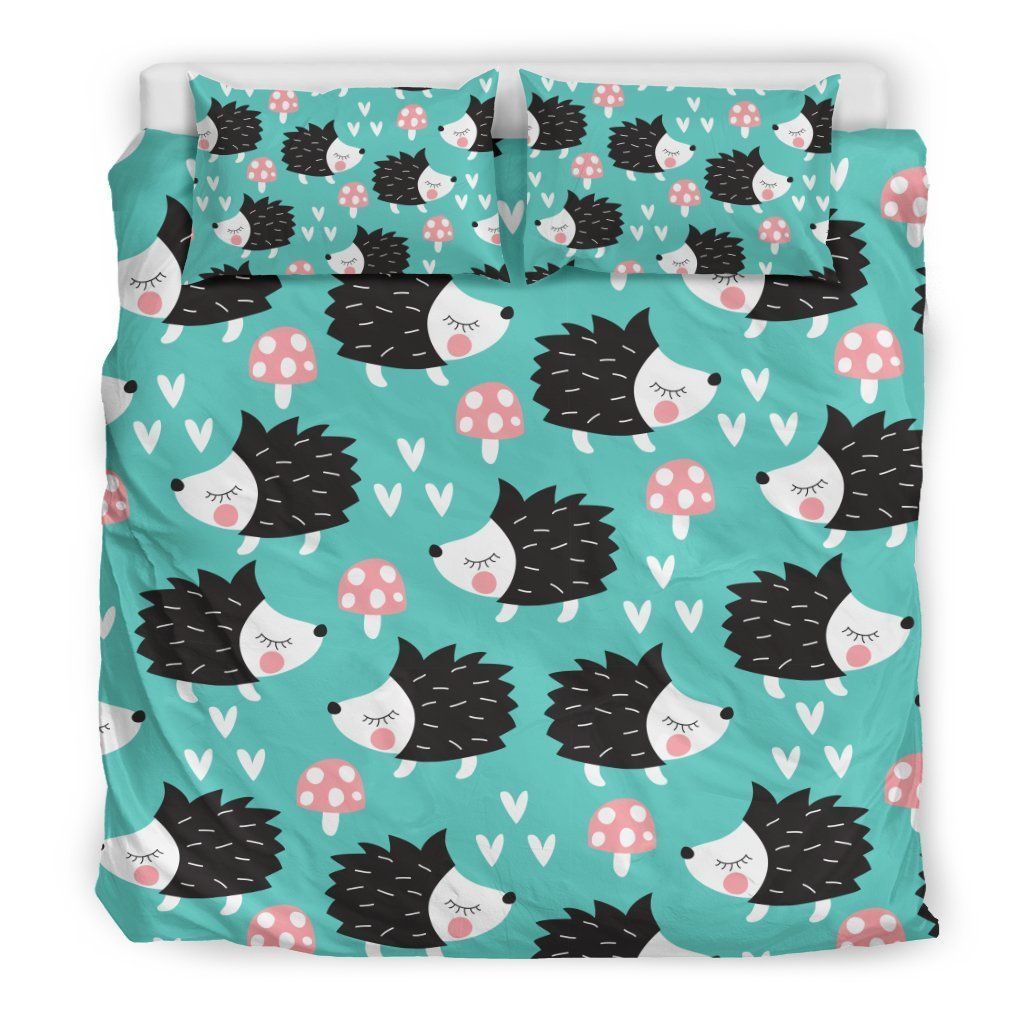 Mushroom Hedgehogs Bedding Set